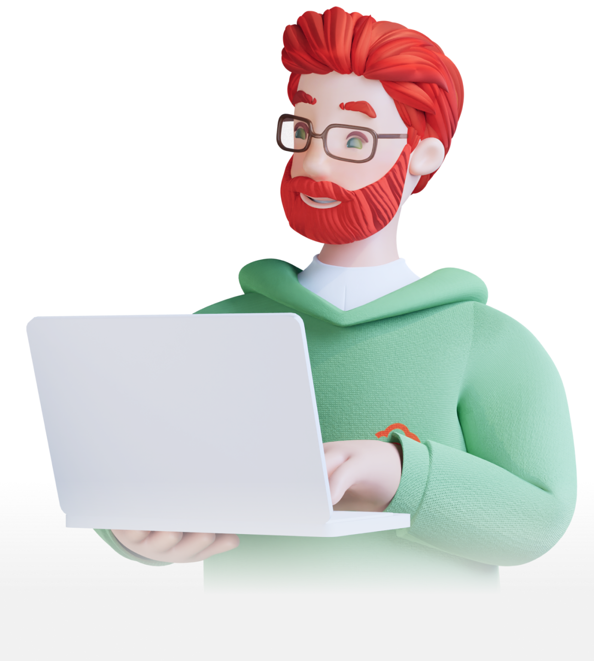 Guy with computer