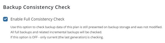 Ensure the Consistency of Backed-Up Files