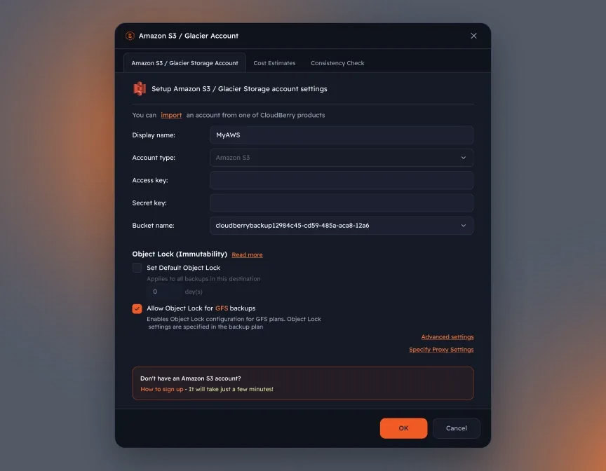 Protect Backup Copies with Object Lock