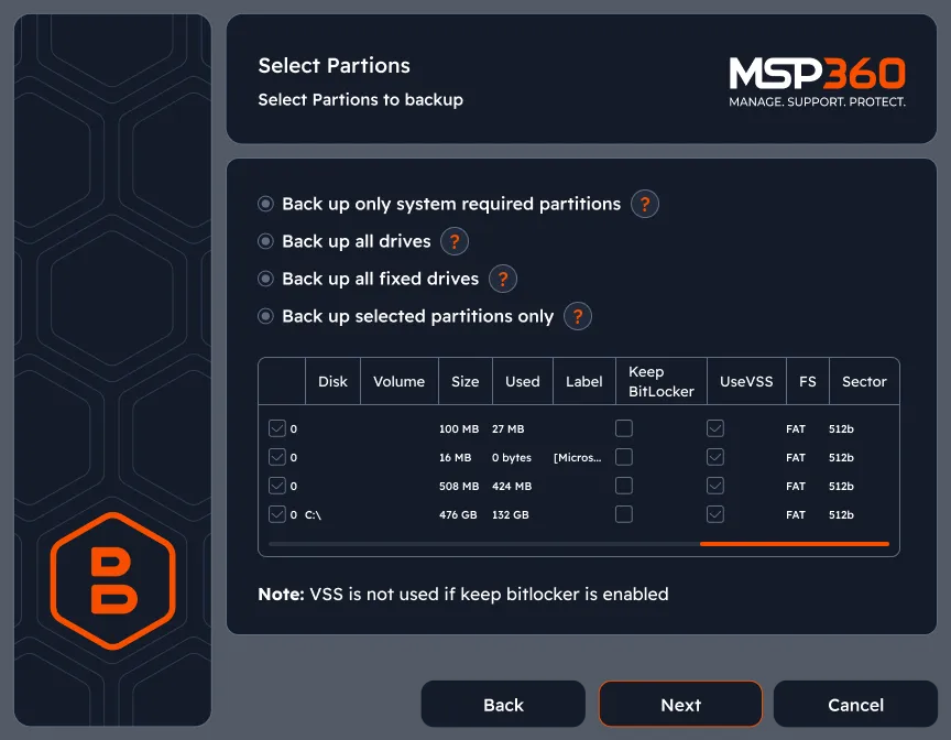 Image-based backup
