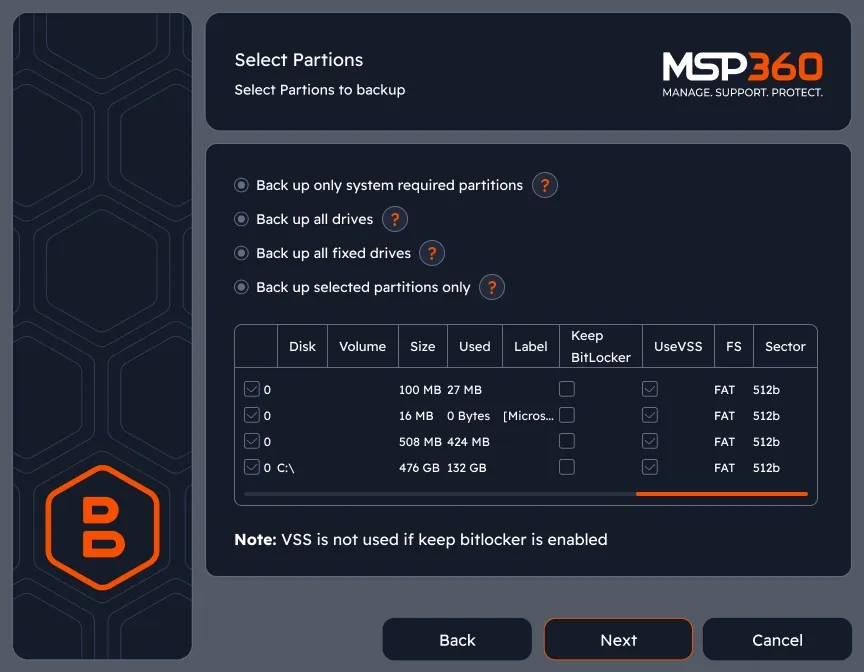 Image-based backup