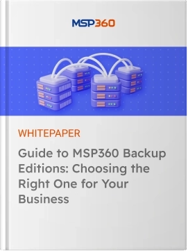 Guide to MSP360 Backup Editions: Choosing the Right One for Your Business