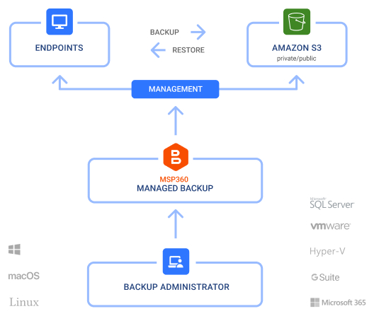 MSP360 Managed Backup With Amazon S3