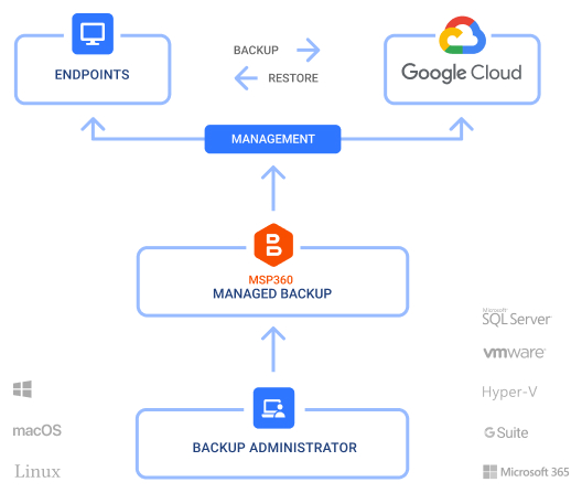 MSP360 Managed Backup With Google Cloud Platform