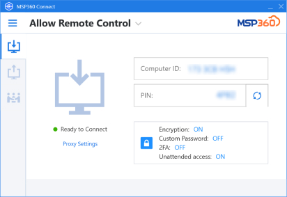 MSP360 Managed Connect