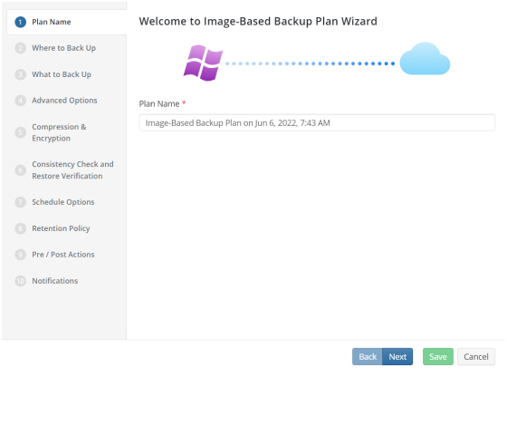 Image-Based Backup for Windows