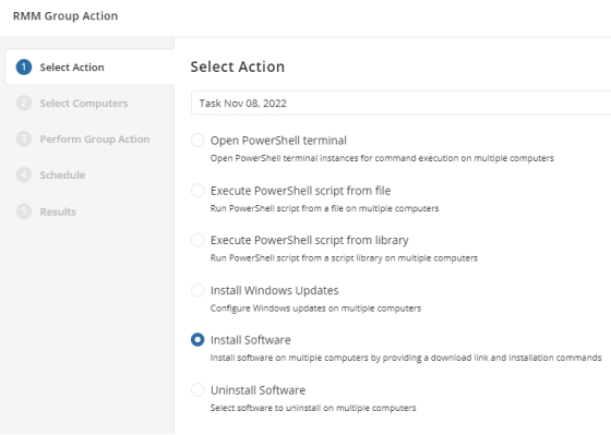 Deploy Software Remotely