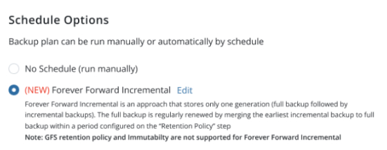 Reduce Storage Space by 50% with Forever Forward Incremental Backups