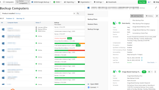 Control Your Backups With a Centralized Web Console