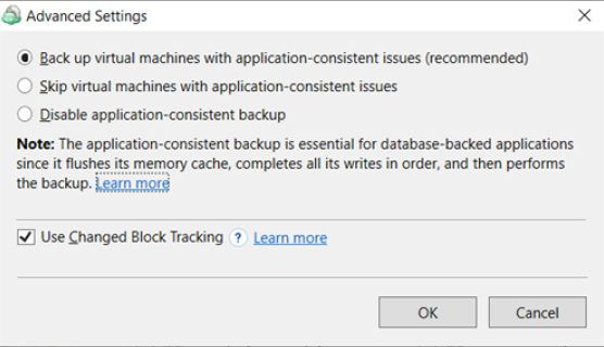 Application-Consistent Backups