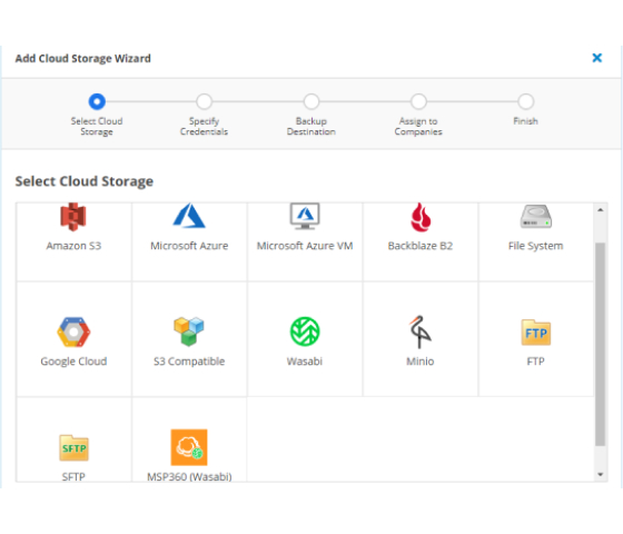 Windows Cloud Backup With Storage of Choice