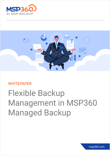 Flexible Backup Management in MSP360 Backup
