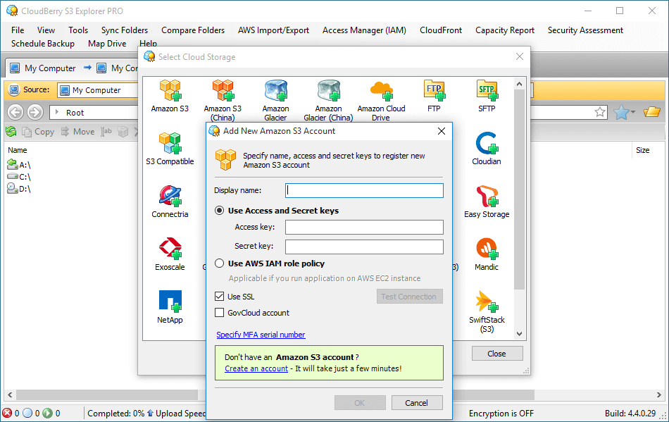 Amazon S3 Browser for Windows MSP360™ (CloudBerry Lab)