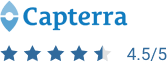 capterra review 4.5 out of 5 stars