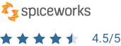 spiceworks review 4.5 out of 5 stars