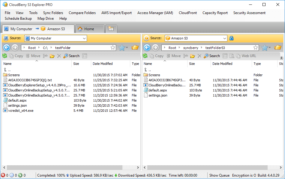 CloudBerry Explorer for Windows (Freeware)