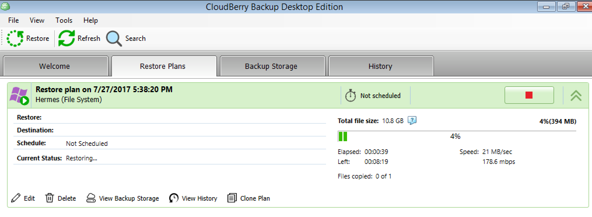 windows server restoration process