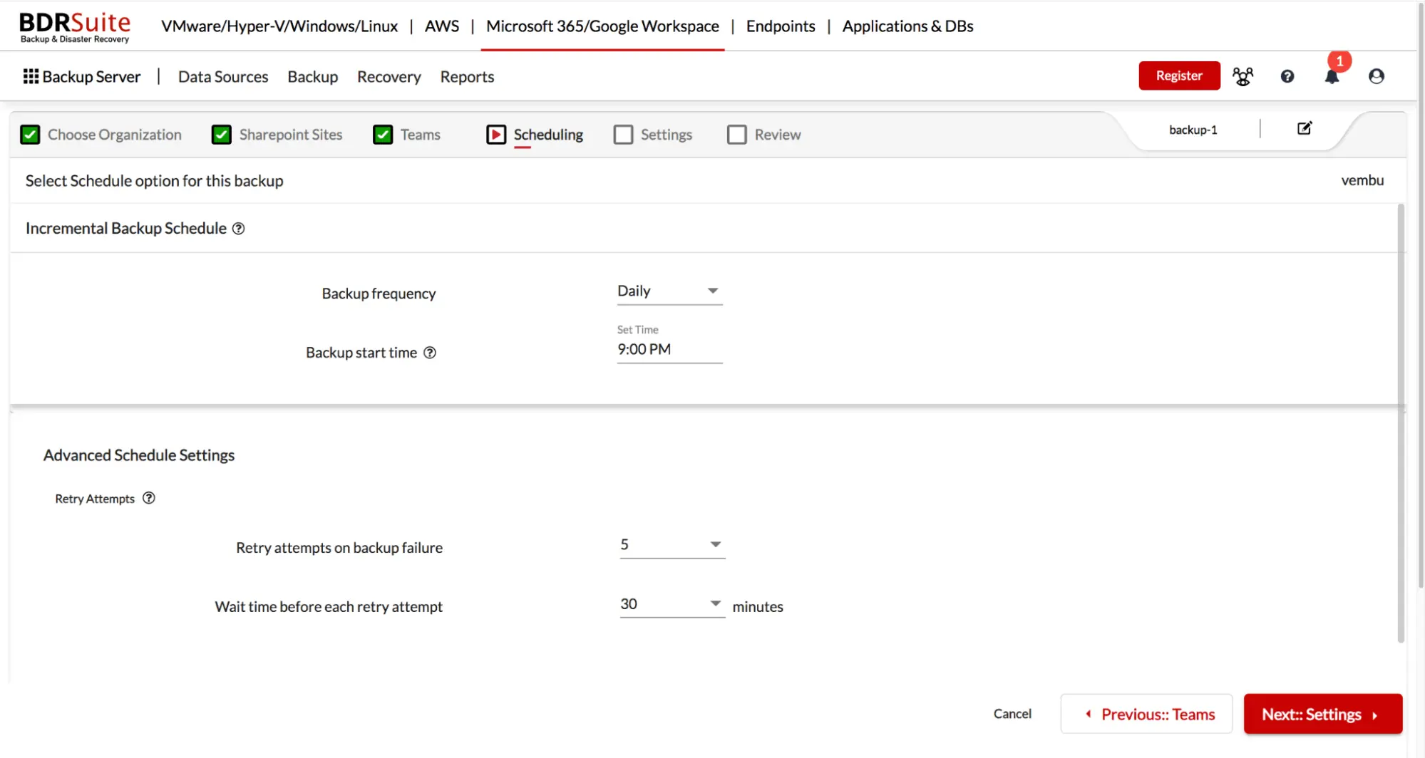 bdrshield_backup_m365_interface