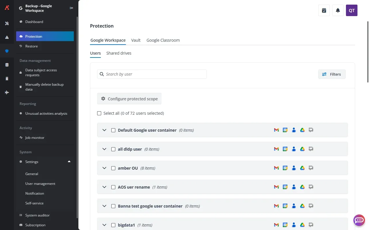 avepoint-backup-for-google-workspace-interface