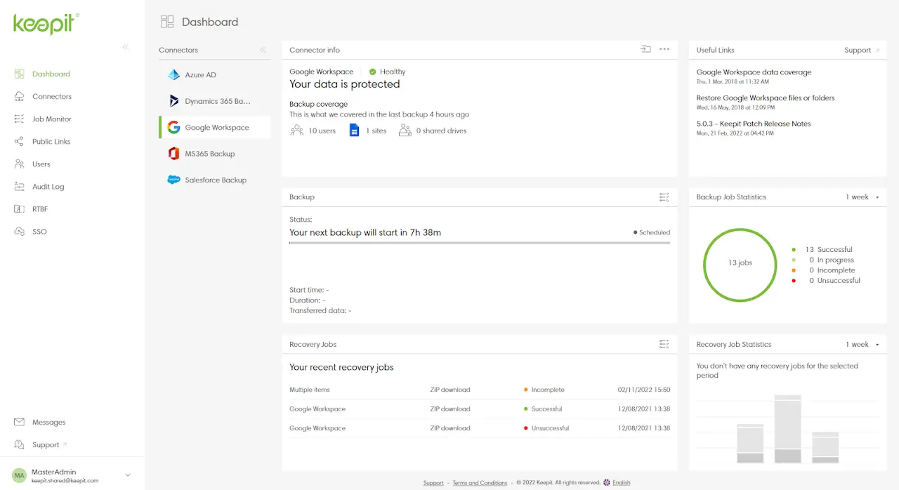 keepit-backup-for-google-workspace-interface