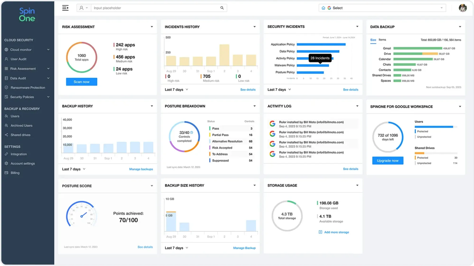  spinone-backup-for-google-workspace-interface