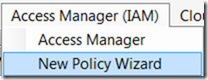 New Policy Wizard