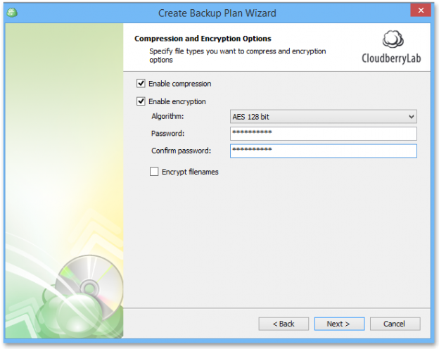 New Local Backup with Encryption, Compression and Versioning