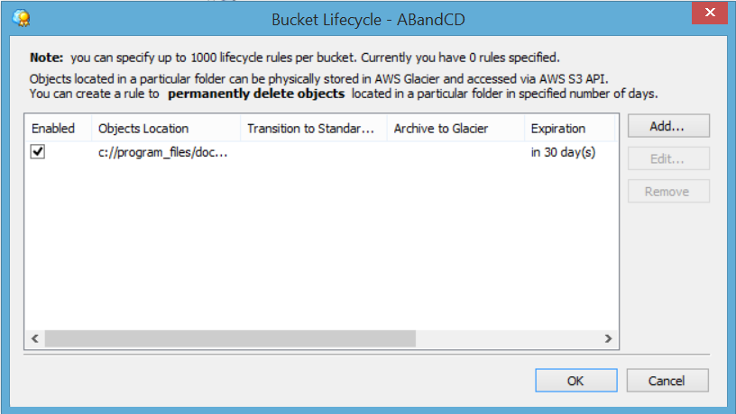 bucket-lifecycle-expiration-added