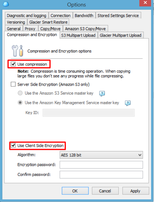 compression-encryption-options