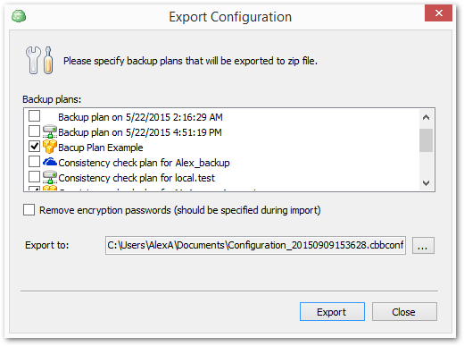 Export_Configuration