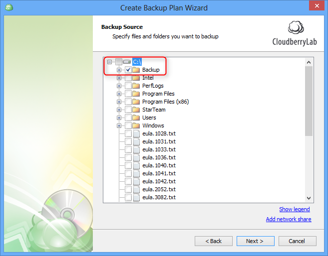 Veeam_backup_Select_C_Backup_folder