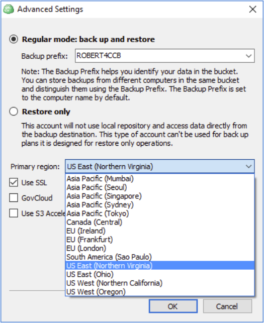 Amazon S3 VPC and CloudBerry Backup: Final Setup