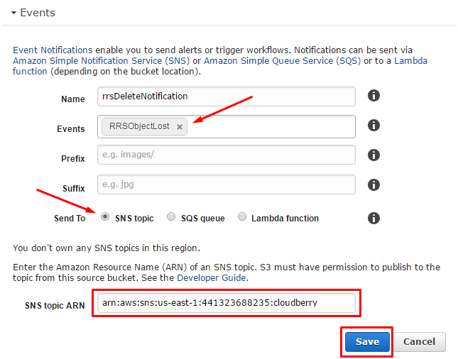 amazon-s3-bucket-events-configuration