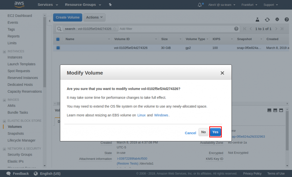 How to Resize an Amazon Elastic Block Store Volume