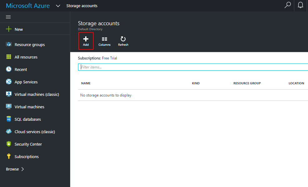 new-storage-account-configuration