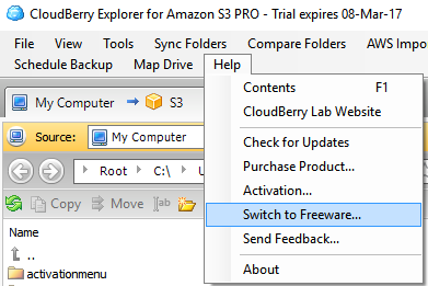 CloudBerry Explorer for Amazon S3 switch to freeware