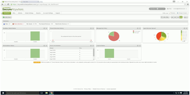 MSP antivirus solution - WebRoot