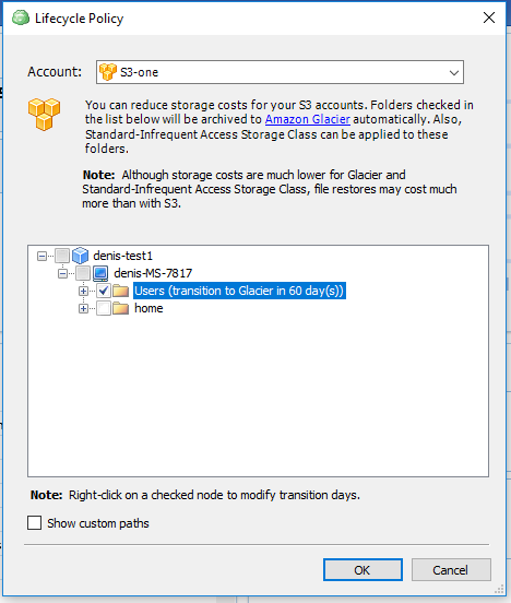 AWS Lifecycle Rules