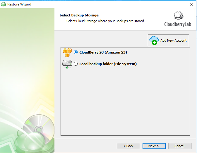 restoring from windows 10 cloud backup step 2