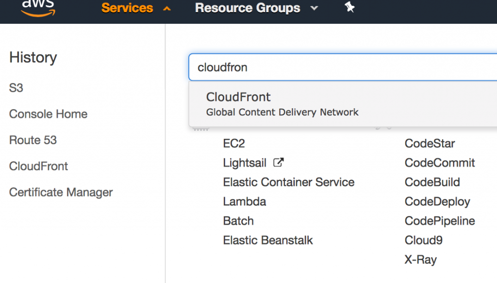 Amazon CloudFront