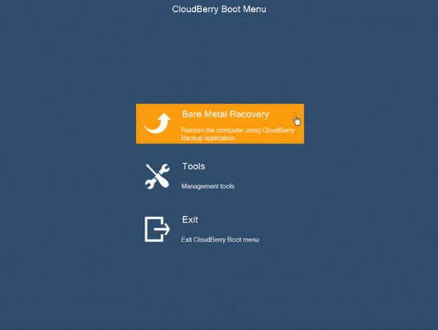 CloudBerry Bare Metal Boot for Microsoft Windows Server 2012