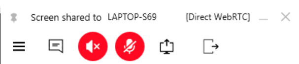 Remote user panel