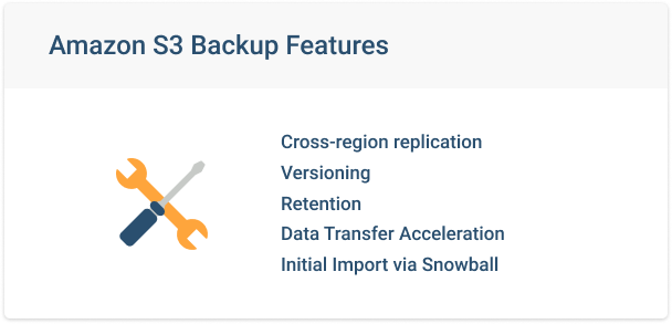 Amazon-S3-Backup-Features