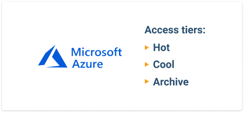 Azure access tiers