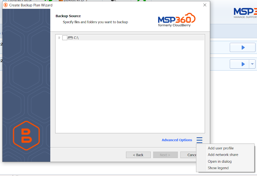 Back up NAS to the cloud
