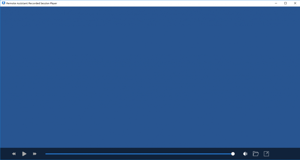 Remote Desktop Recorded Session Player