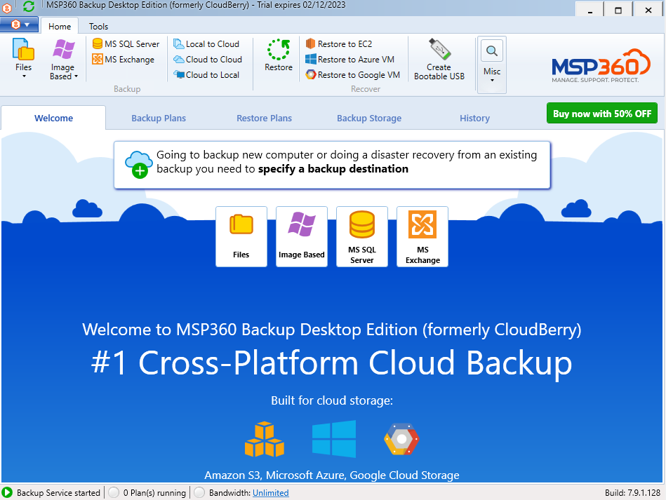 MSP360 Standalone Backup