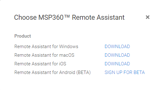 How to Activate MSP360 Remote Assistant