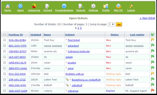 Hesk free helpdesk ticketing system - screenshot