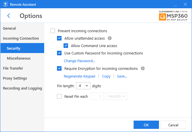 Custom Password Rework